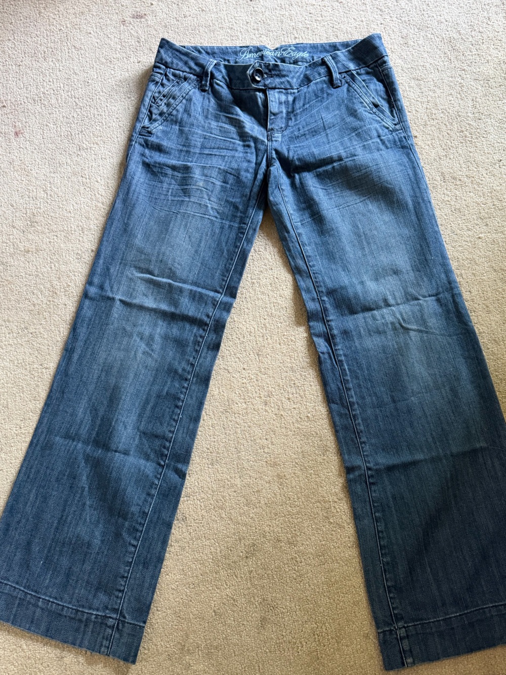 American Eagle Outfitters Dark Blue Flare Jeans